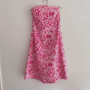Lilly Pulitzer Mini Sundress, Pink/Light Pink, Size 8